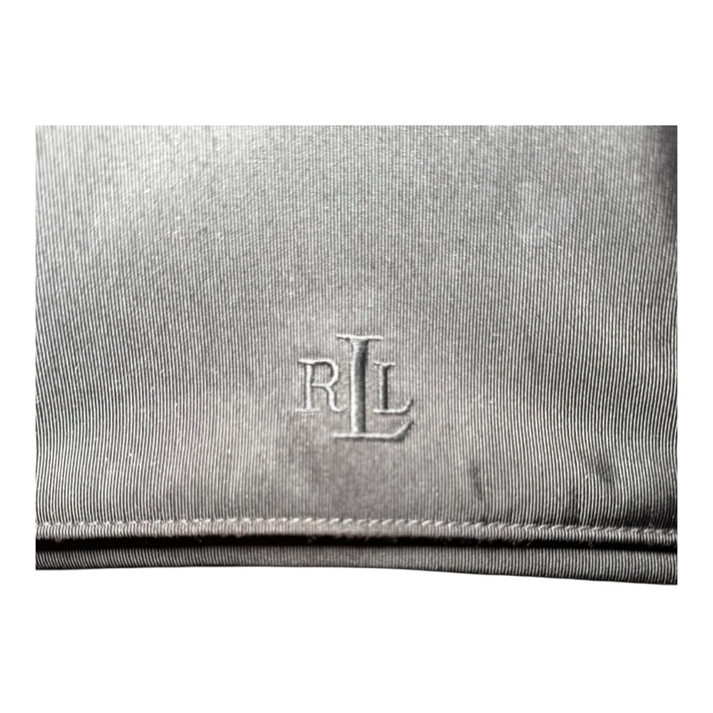 LAUREN RALPH LAUREN Black Canvas Shoulder Bag - Picture 4 of 10